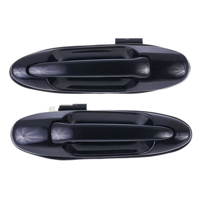 2 x Rear Outer Door Handles Black for Toyota Land Cruiser 100 (1998-2007)