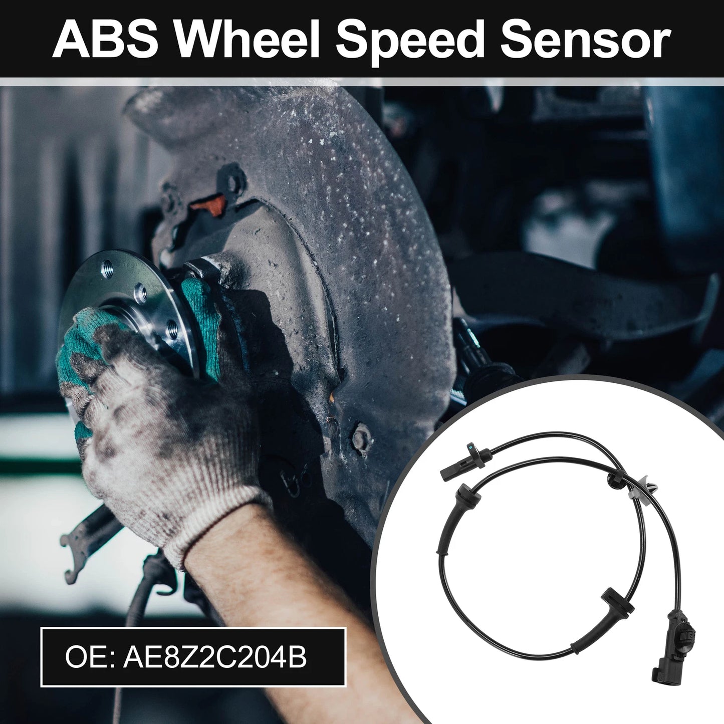 Front Left ABS Wheel Speed Sensor for Ford Fiesta (2014-2019)