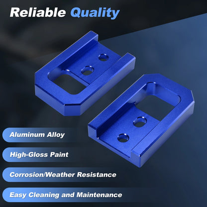 Front Tow Hooks for Toyota Tacoma 4Runner Land Cruiser 2024-2026 Blue 2x