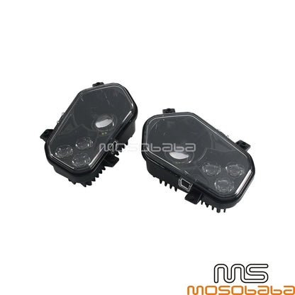 ATV LED Hi/Low Beam Angel Eye Headlights for Polaris RZR, ACE, Sportsman, Ranger
