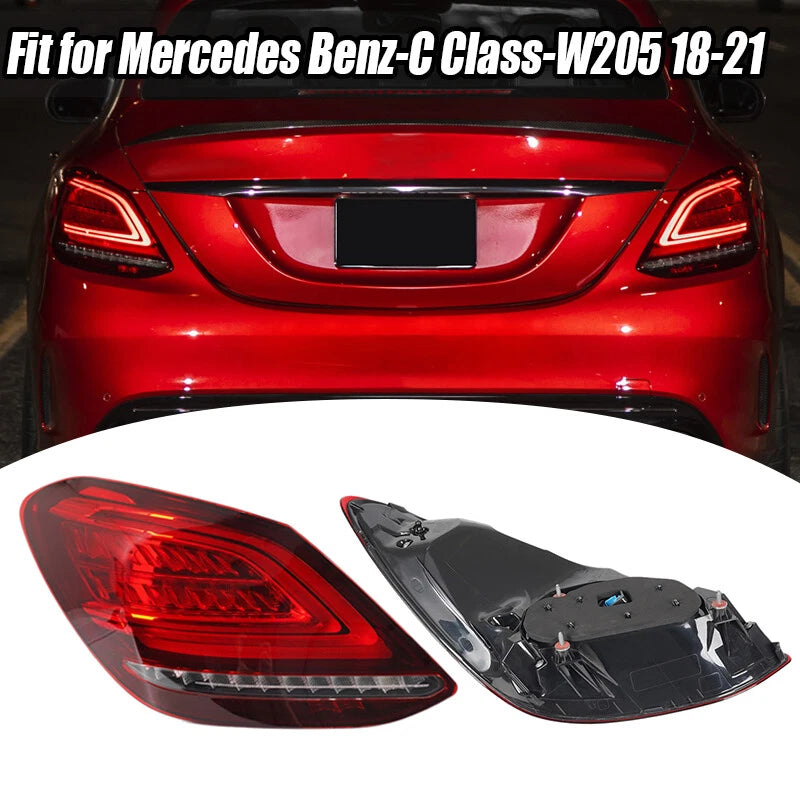 LED Tail Light for 2018-2021 Mercedes Benz W205 C-Class C180 C200 C300