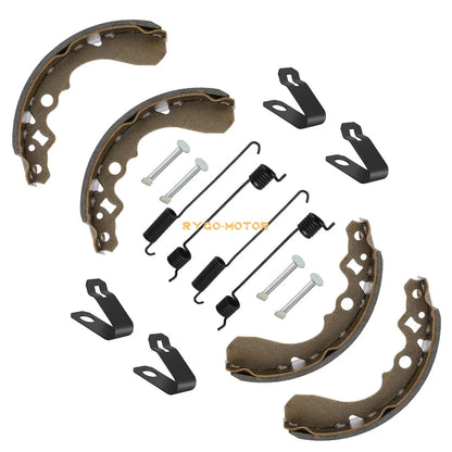 2 x Brake Drum with Bolts & Brake Shoes for Kawasaki Mule 500 550