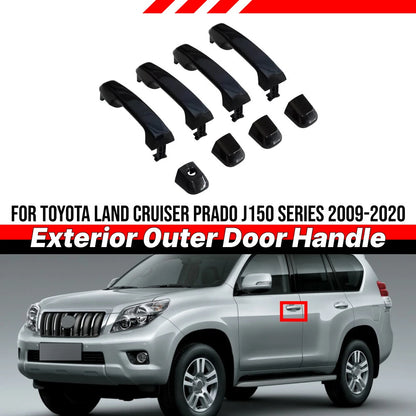 Exterior Outer Door Handle / 1x / Toyota Land Cruiser Prado for (2009–2020)
