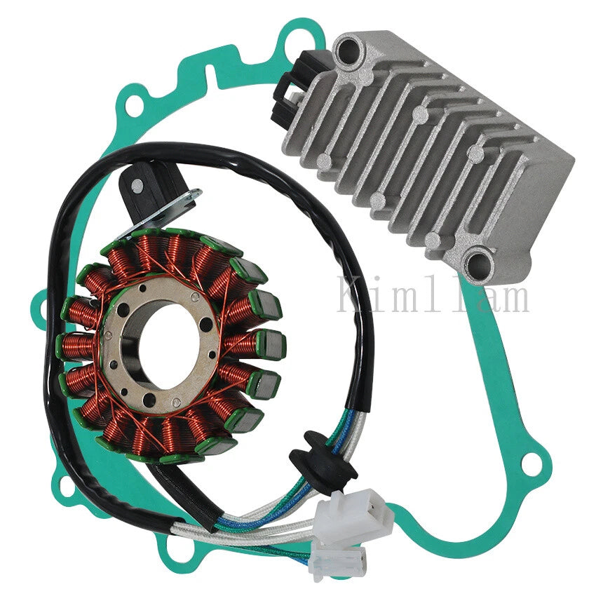 Stator Coil, Regulator Rectifier, Gasket for Yamaha TT250R, TT-R250 (1993-2006)