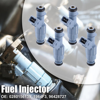 4pcs Fuel Injector for PEUGEOT 307 Hatchback 2.0 16V (2005-2007)