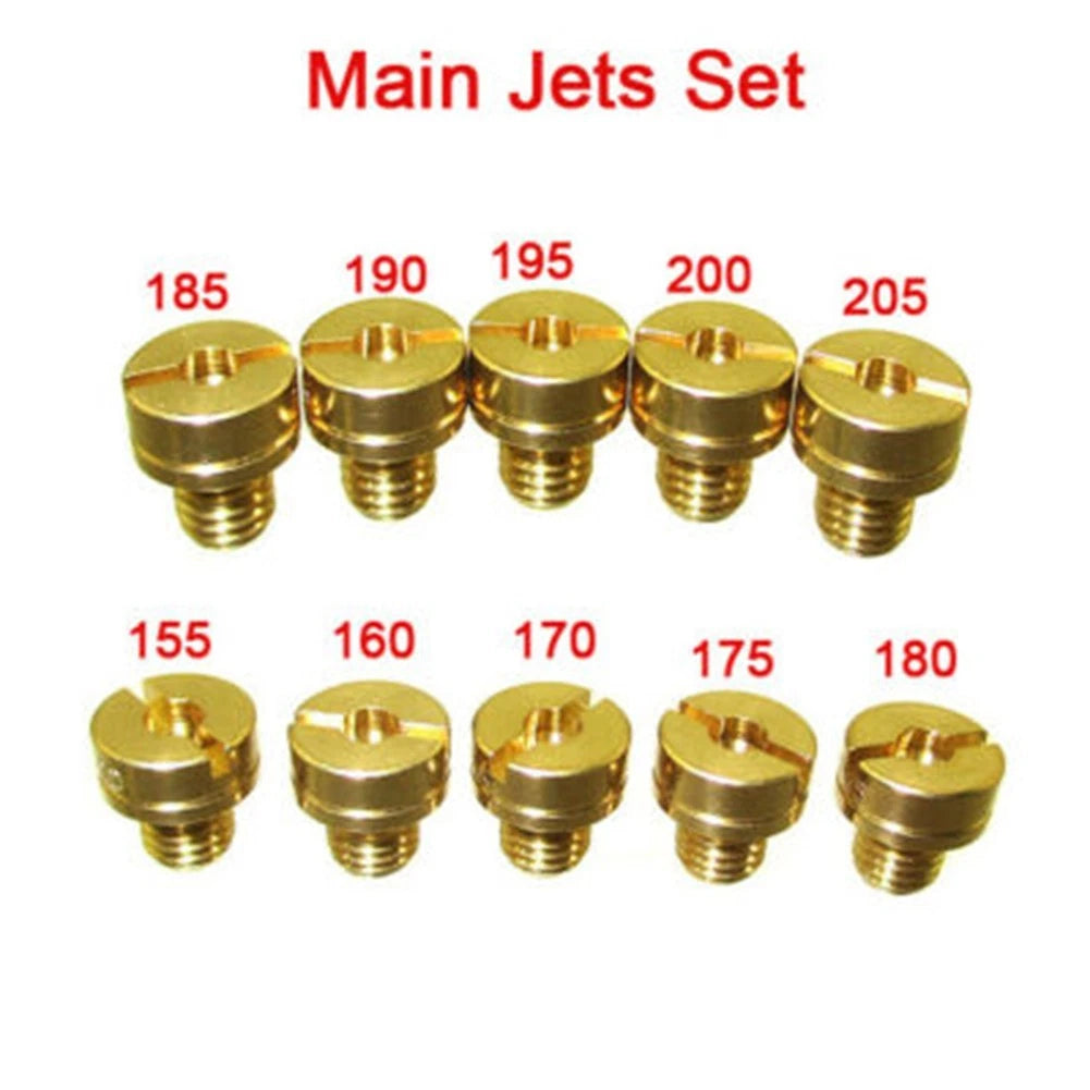 Main Jets / 155–205 for Mikuni Carburetor