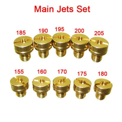 Main Jets / 155–205 for Mikuni Carburetor