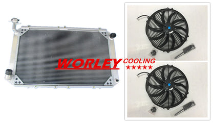 Radiator & Fan for Nissan Patrol GQ Y60 2.8 4.2 TD42 RD28T (1997-1999)