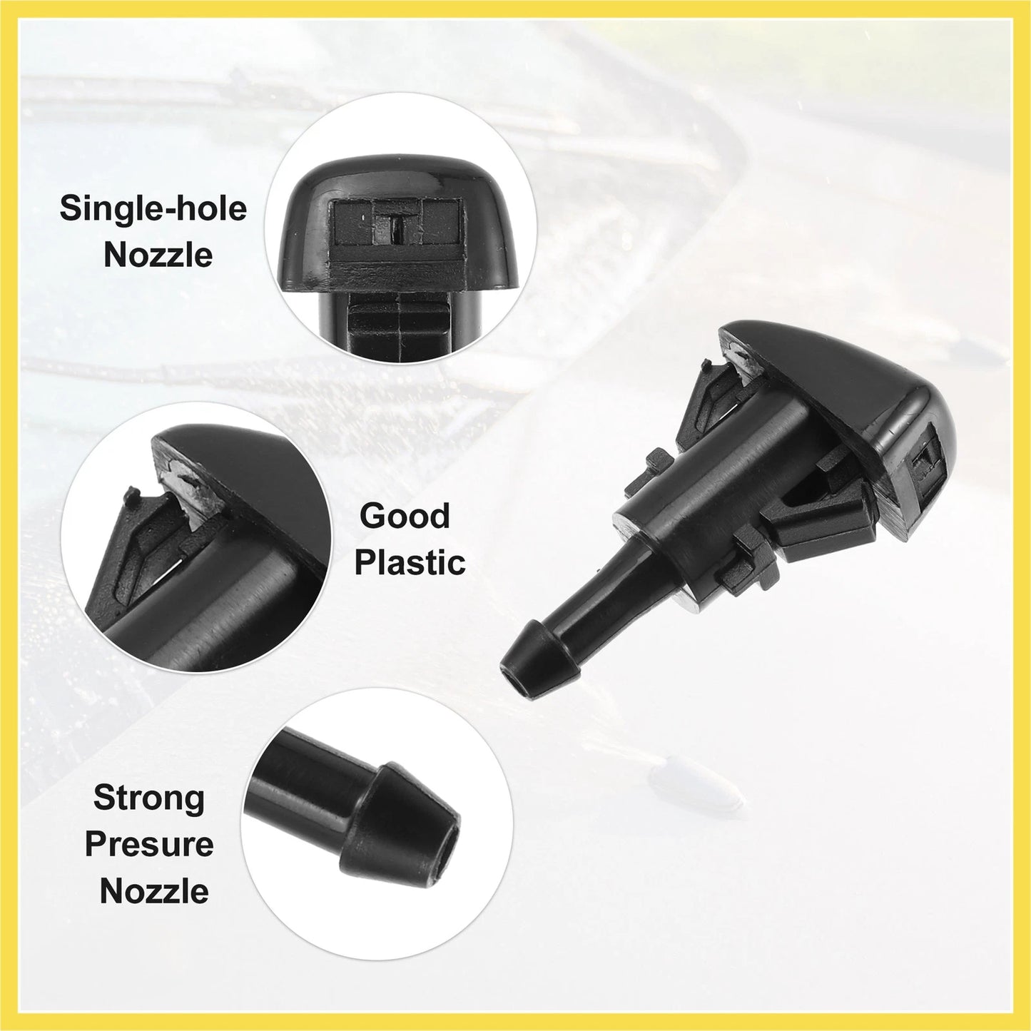 8pcs Washer Nozzle Wiper Jet for Dodge Caliber (2007-2012)