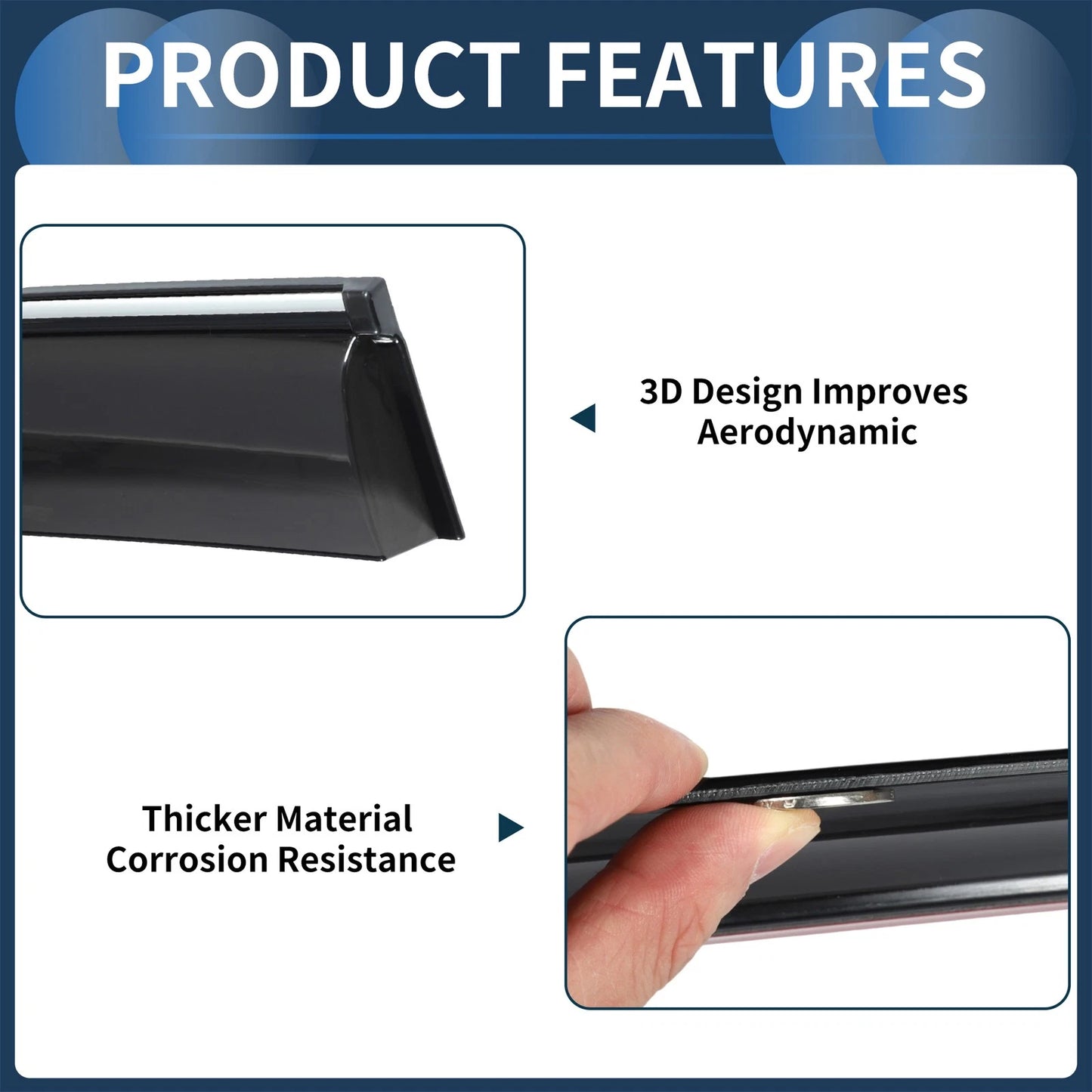 Window Deflectors 1 Set for Honda CR-V (2007)