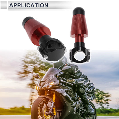 2 x Aluminum Alloy Motorcycle Slider Frame Red for Motorcycle