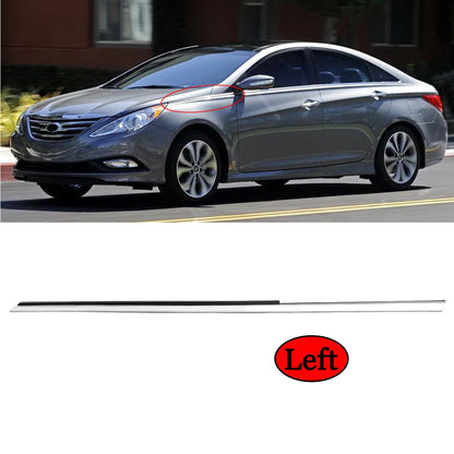 Left Driver Side Chrome Molding Fender Trim Cover for Hyundai Sonata (2011–2014)
