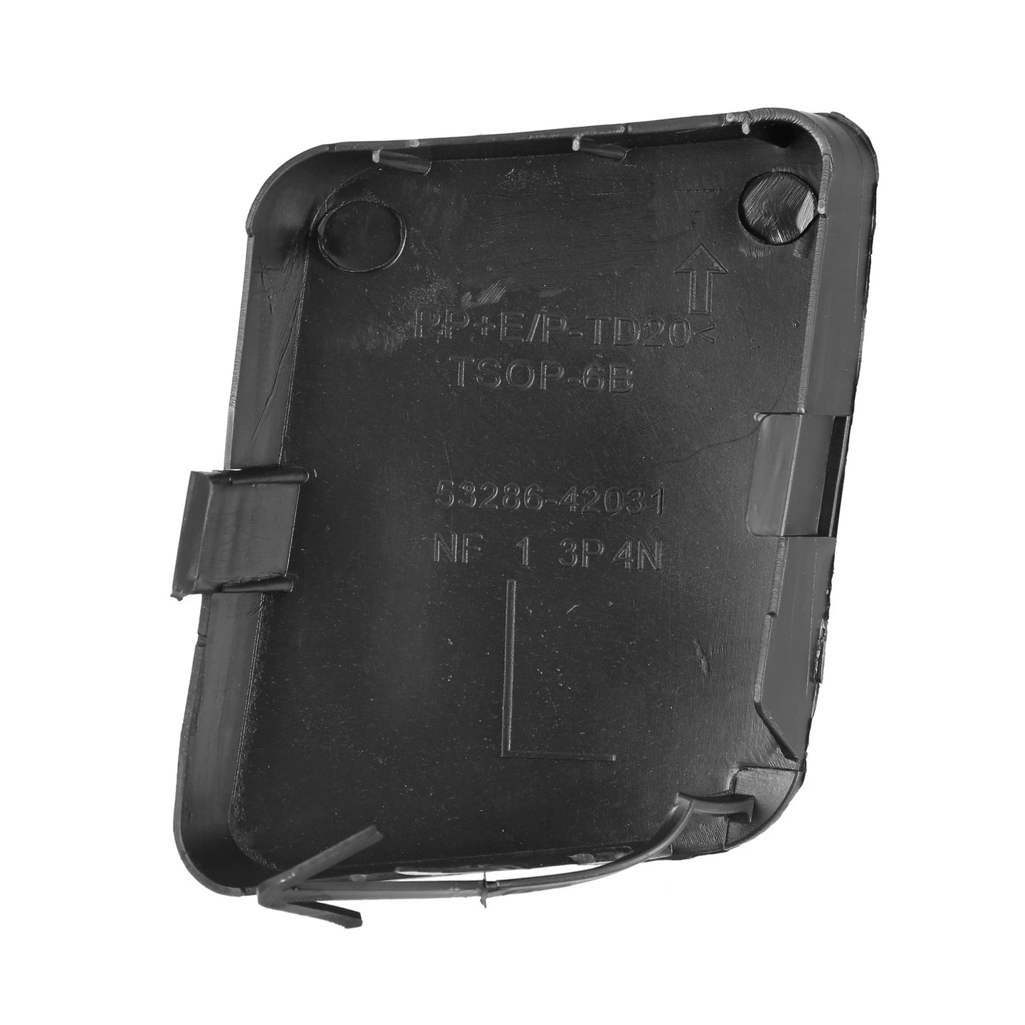 Front Left Bumper Tow Hook Cover for Toyota RAV4 (2006-2008) Black