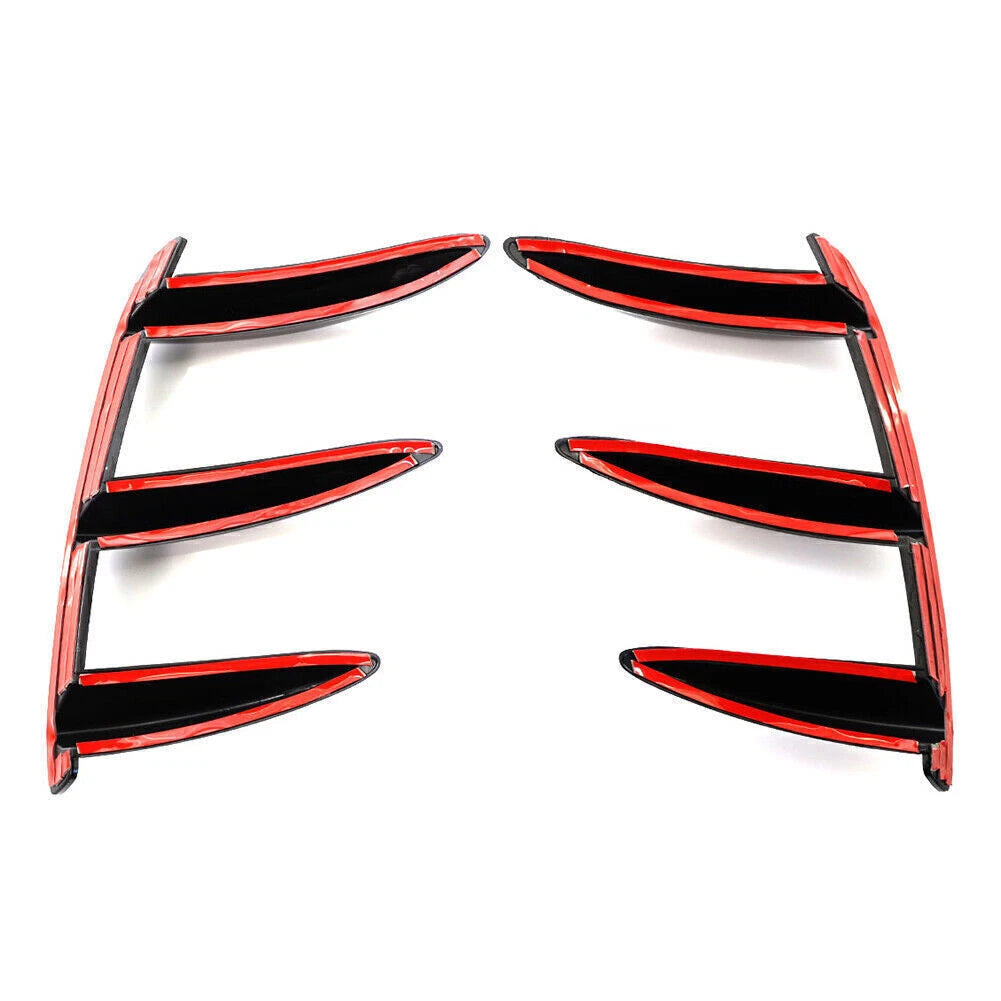 Rear Lip Bumper Canards Vents for Mercedes Benz W176 A200 A250 A45 (2013-2018)