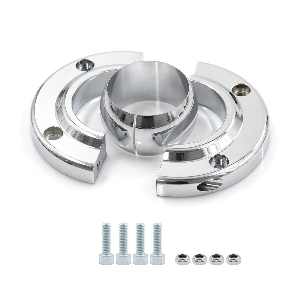 1x 2INCH Chrome Swivel Steering Column for SBC BBC 350 Car