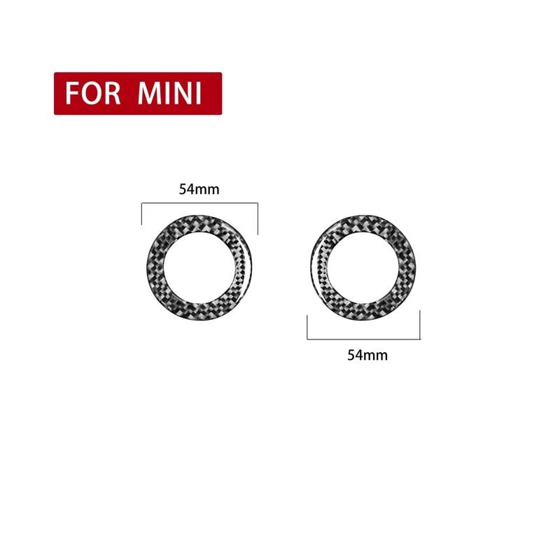 2pcs Carbon Fiber Side Air Outlet Vent Trim For Mini Cooper S R53 2005-2006