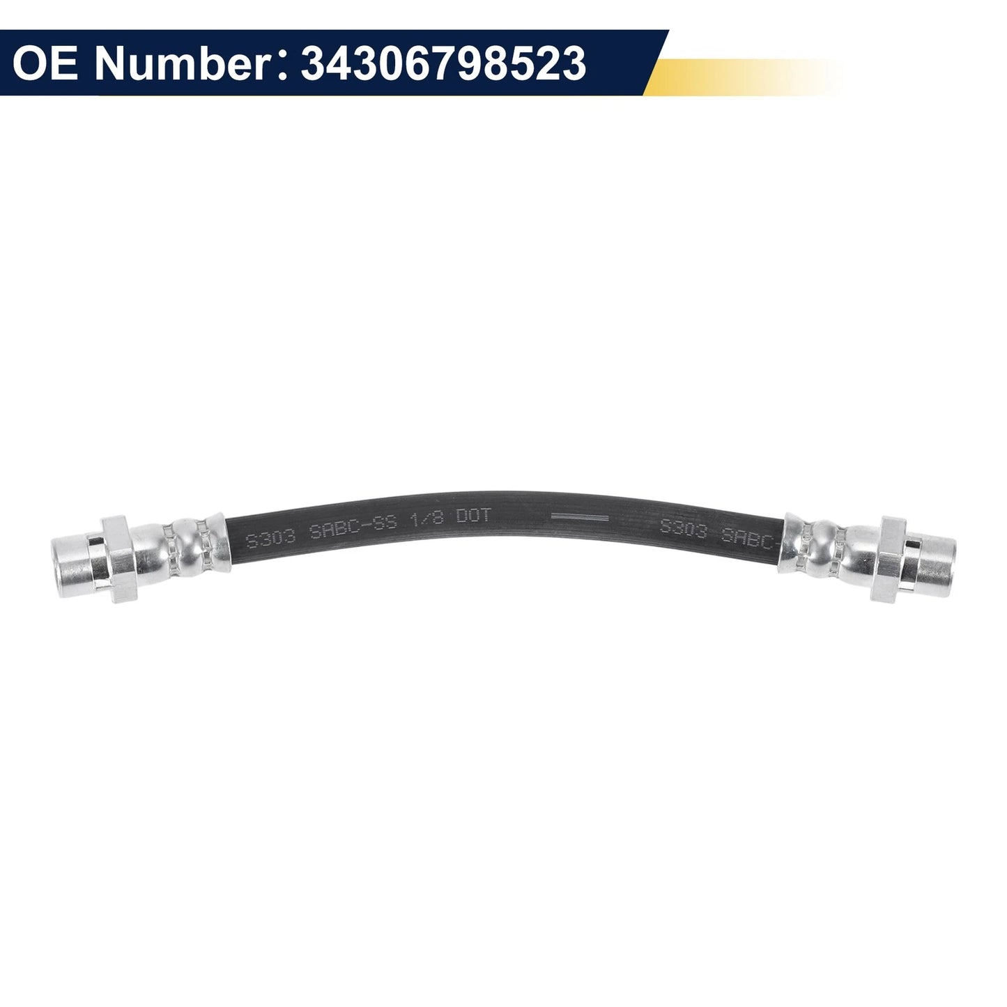 Rear Brake Hose for BMW X1 2007-2015 Hydraulic Brake Line 2 x 34306798523