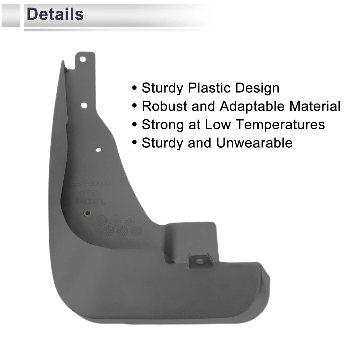 Mud Flaps Splash Guards for Infiniti QX50 (2016-2018)