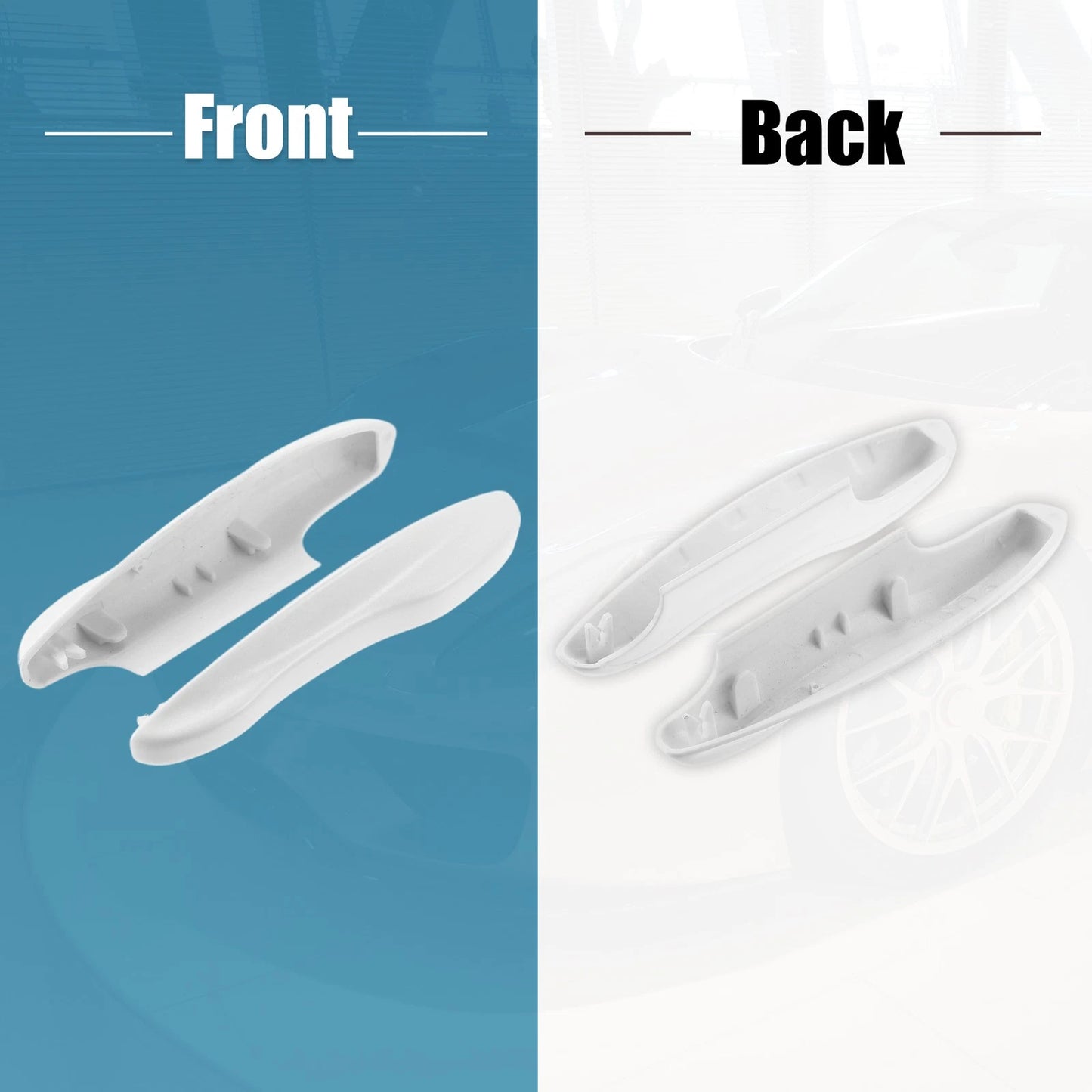 Car Remote Key Cover Case for Porsche Cayenne (2019-2021) - White
