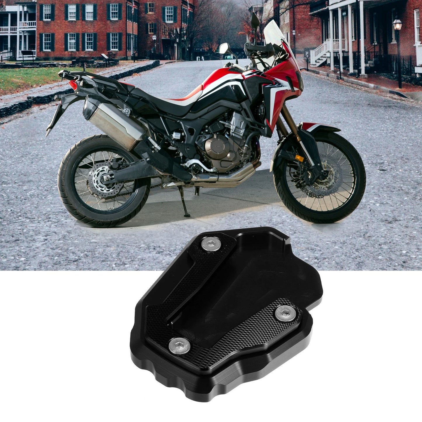 Side Stand Kickstand Plate Pad Base for Honda CRF1000L (2017–2020)