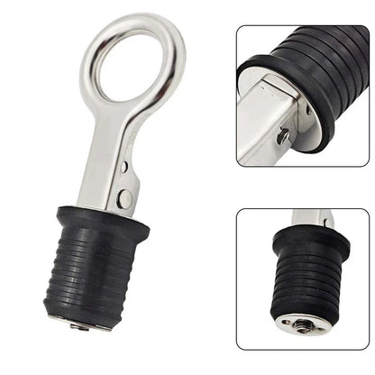 Stainless Steel Marine Drain Stopper for 25mm Drain Ports on Boats/Yachts