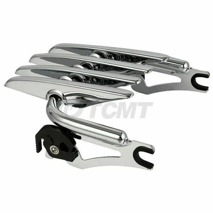 Chrome Stealth Luggage Rack Docking Hardware for Harley Touring (2014-2024)