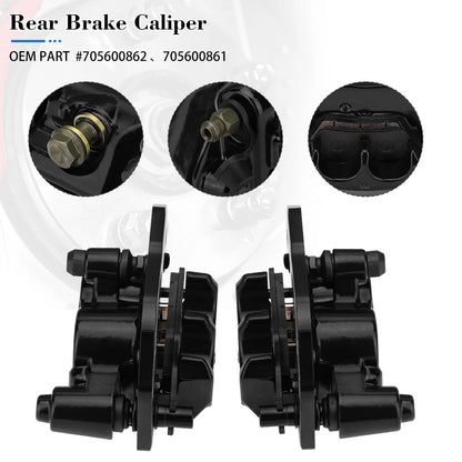 Front Brake Calipers & Pads for Can-Am Outlander 450-1000