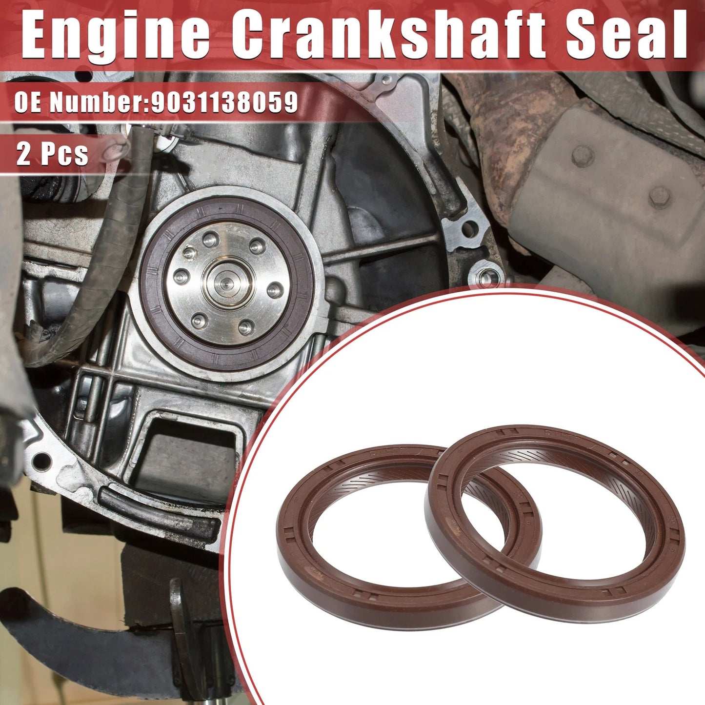 Engine Crankshaft Seals for Toyota Corolla, Scion (1998-2008)