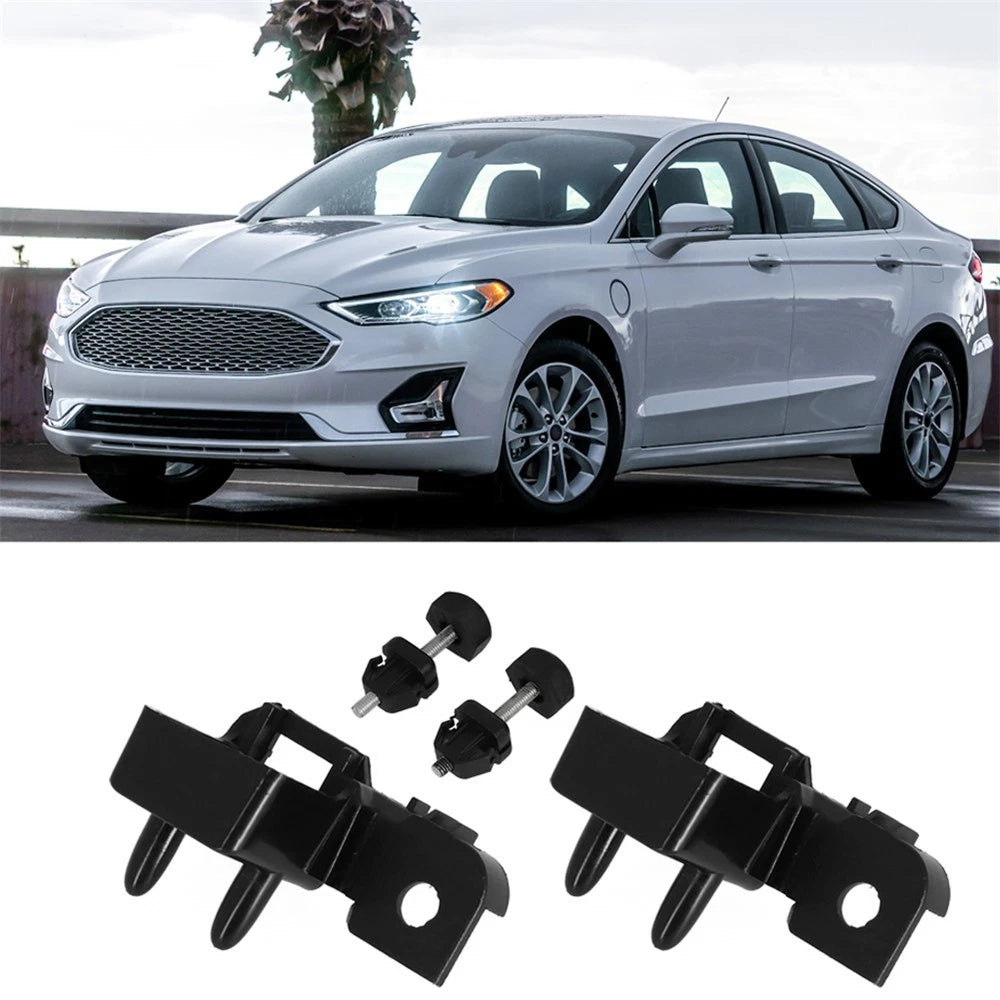 4x Hood Bumper Stopper Bracket for Ford Fusion MKZ (2013-2020)
