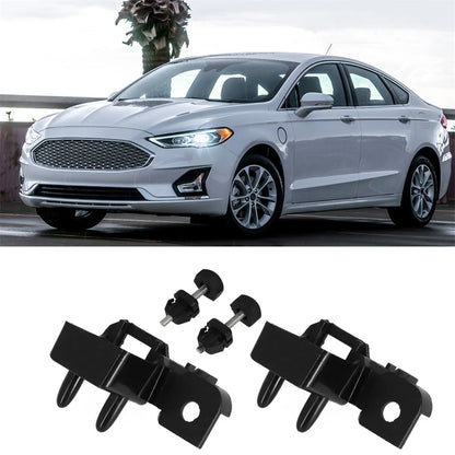 4x Hood Bumper Stopper Bracket for Ford Fusion MKZ (2013-2020)