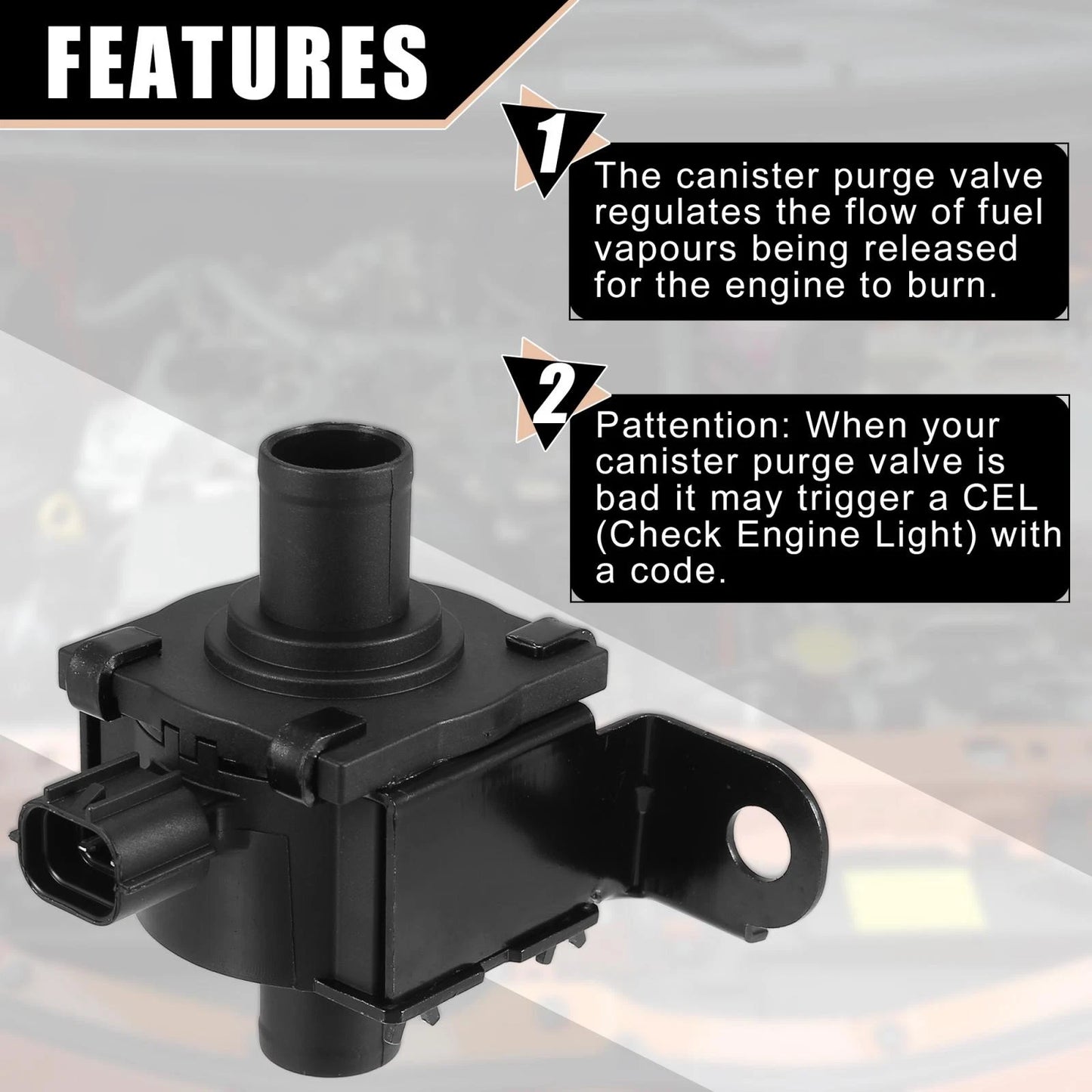 Vapor Canister Vent Solenoid Valve for Subaru Forester Impreza Legacy Outback
