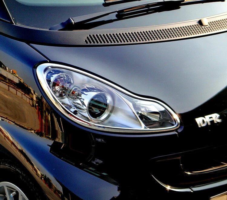 Headlight Trim Bezel Cover for Smart Fortwo W451 (2007-2014)