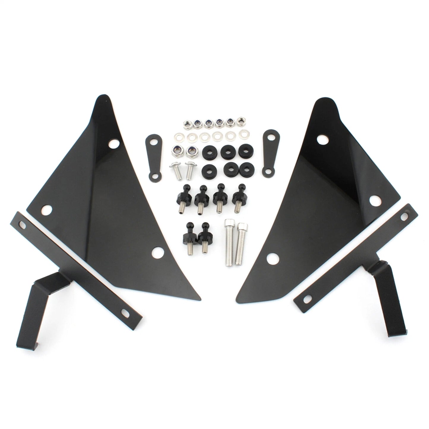 Gloss Black Side Panel Covers for BMW K1600B (2017-2023)