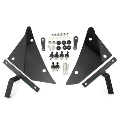 Gloss Black Side Panel Covers for BMW K1600B (2017-2023)