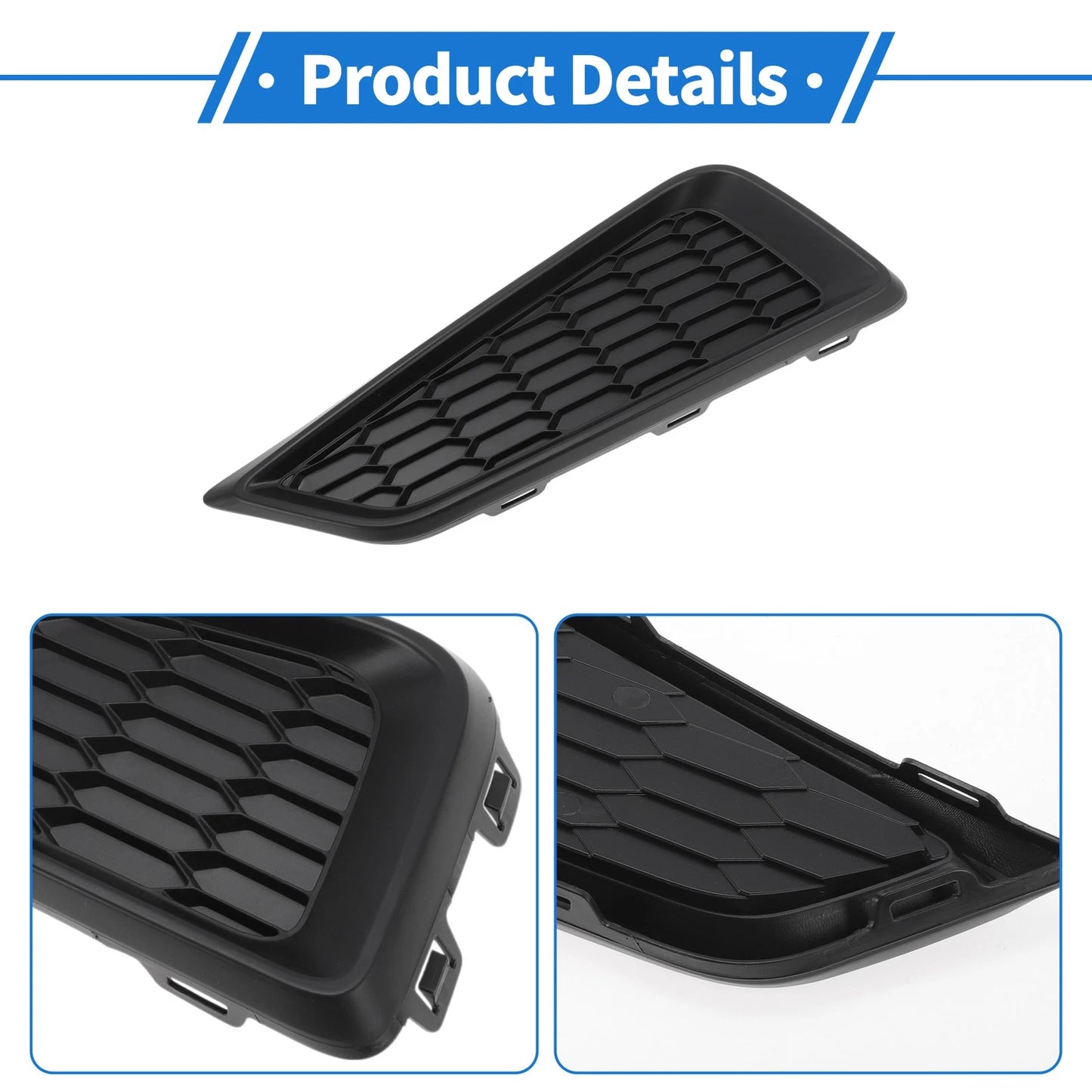 Front Left Fog Light Grill for Honda City (2015-2017)
