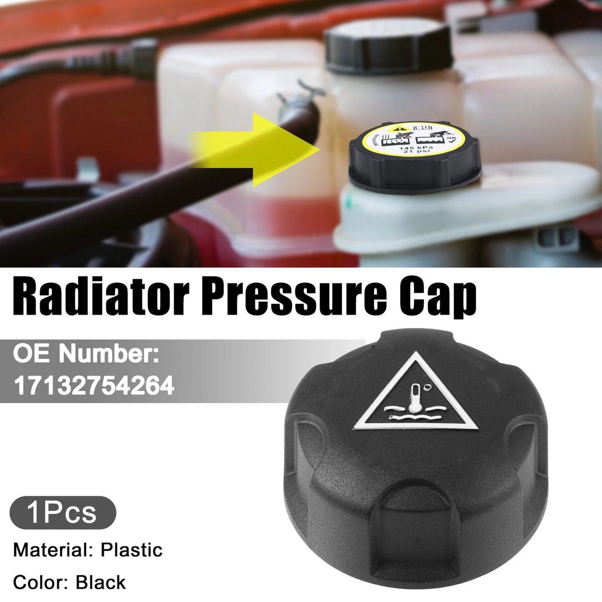 Radiator Pressure Coolant Reservoir Overflow Tank Cap for BMW I3 (2014-2020)