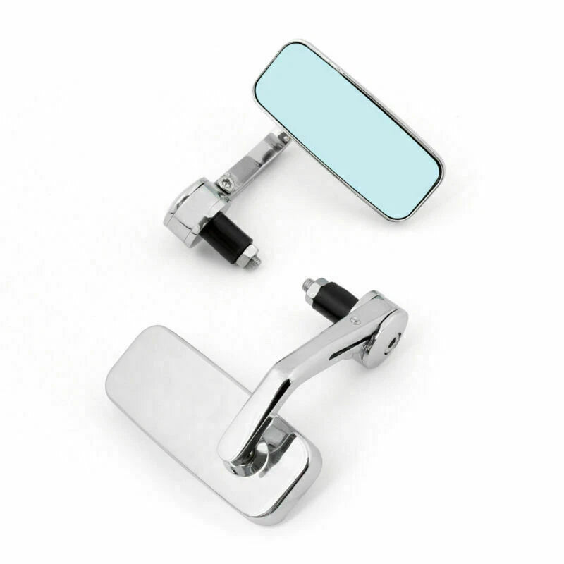 7/8" Chrome Handlebar Mount Rearview Mirrors for Universal Motor