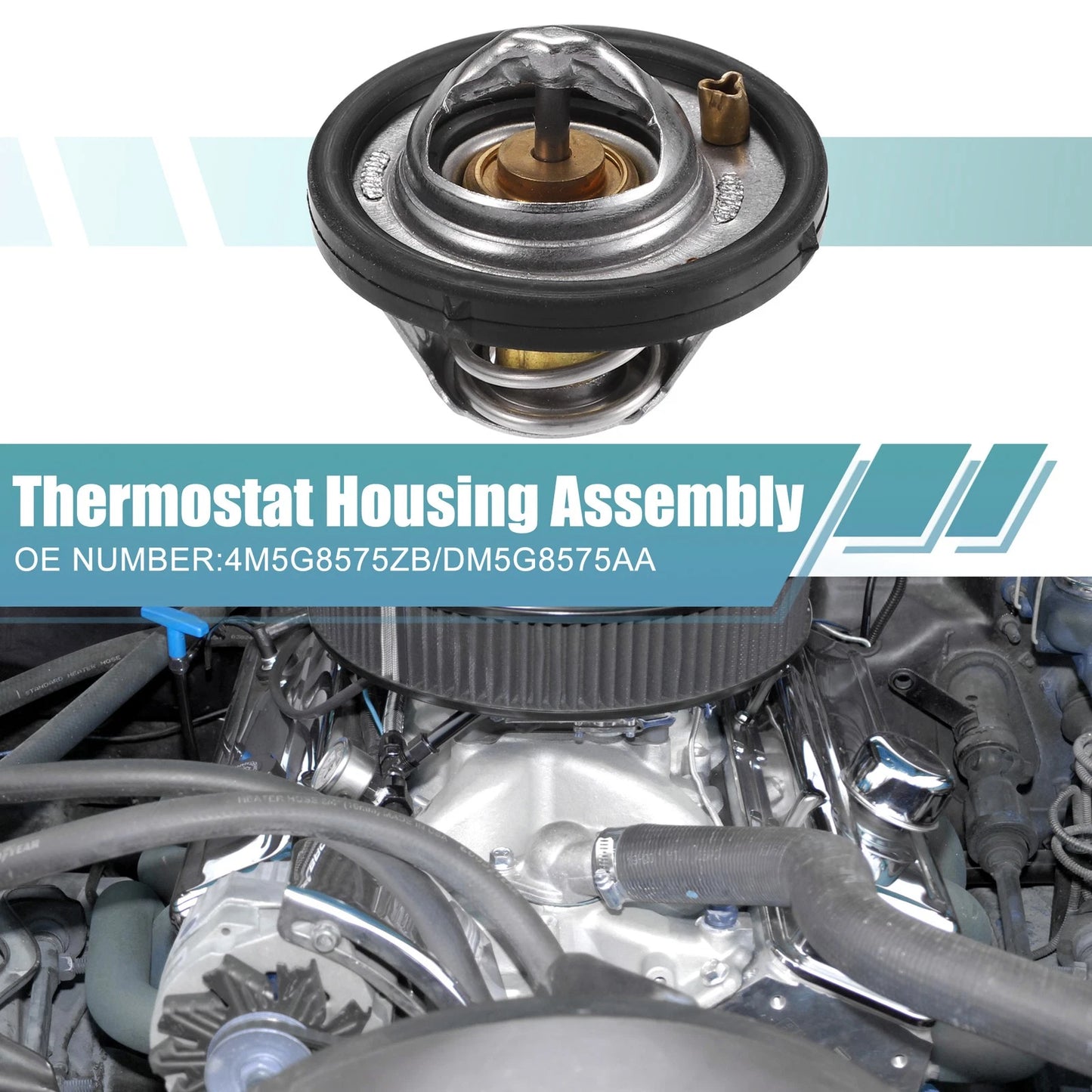 Engine Coolant Thermostat Housing for Ford Fiesta (2009-2017)