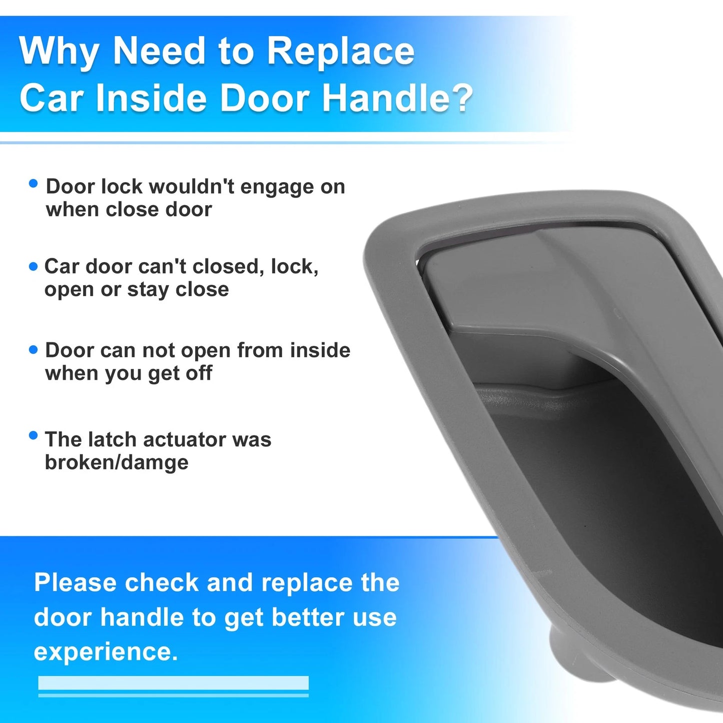 Front Driver Side Door Handle for Kia Picanto (2008-2010)