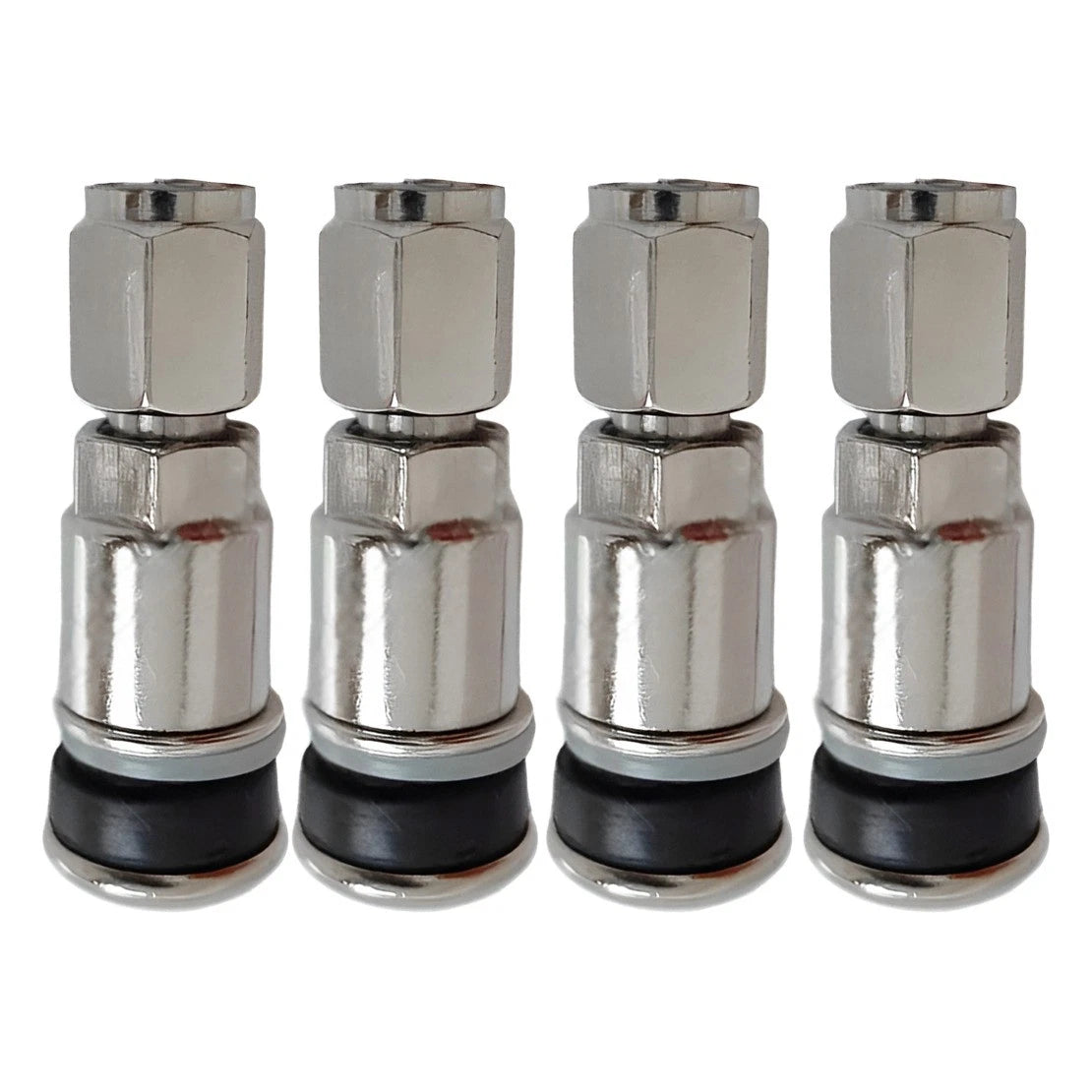 4 x Stainless Steel High Pressure Wheel Tire Valve Stems for Car
