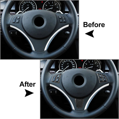 Steering Wheel Cover Trim for BMW 3 Series E90 E91 E92 E93 E95 (2006-2013)