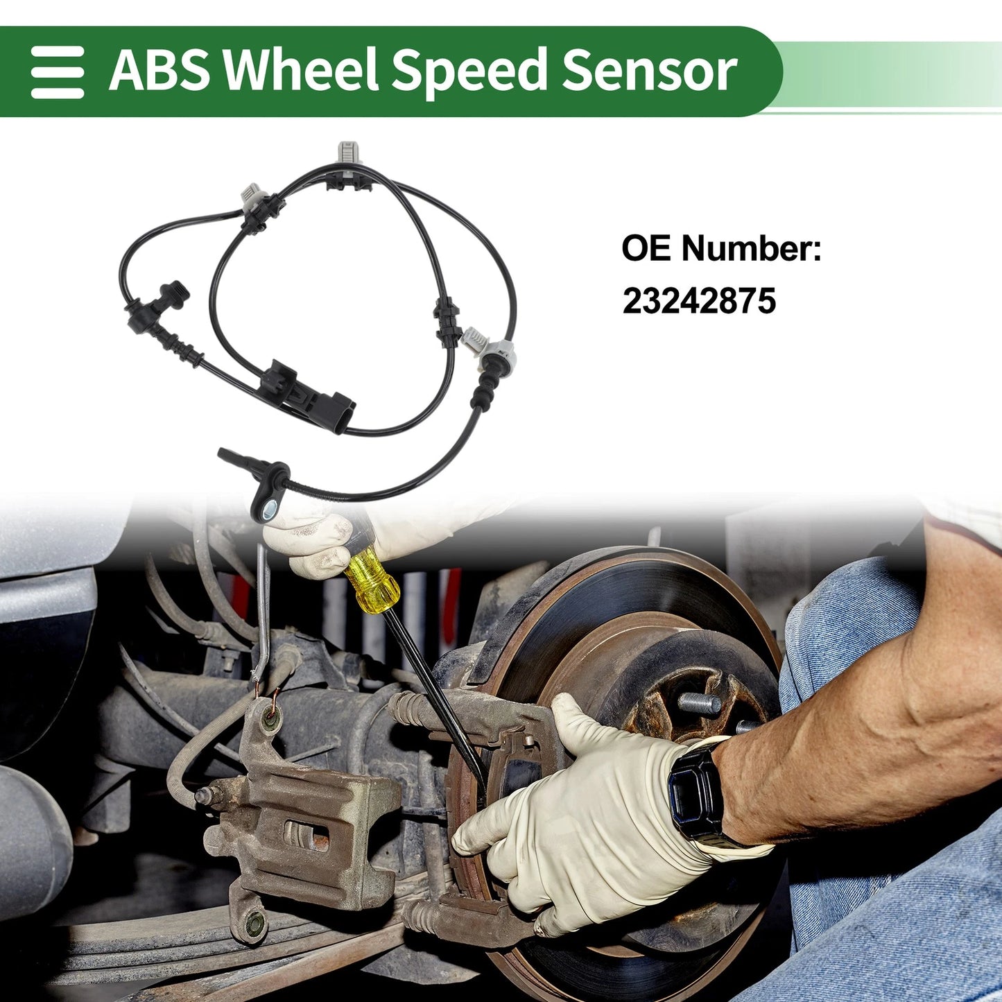 ABS Wheel Speed Sensor for Chevrolet Malibu (2016-2021) 1 Pc