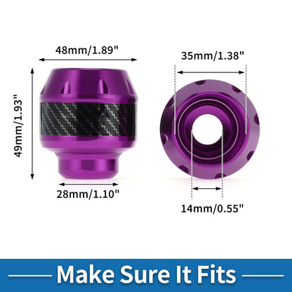 Frame Sliders / 2 x Falling Protection Aluminum Purple / for Motorcycle