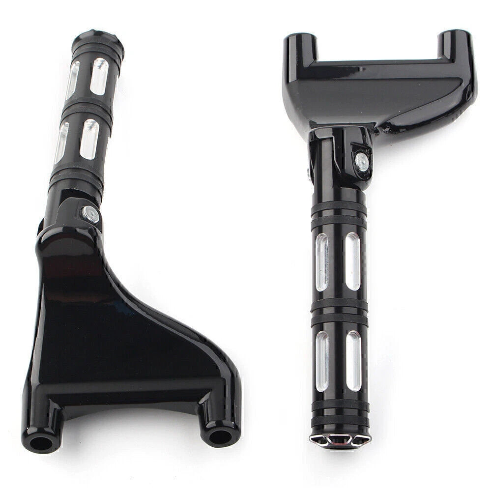 Black Rear Passenger Footrest Peg Mount for Harley Sportster XL883 XL1200 (2004-2013)