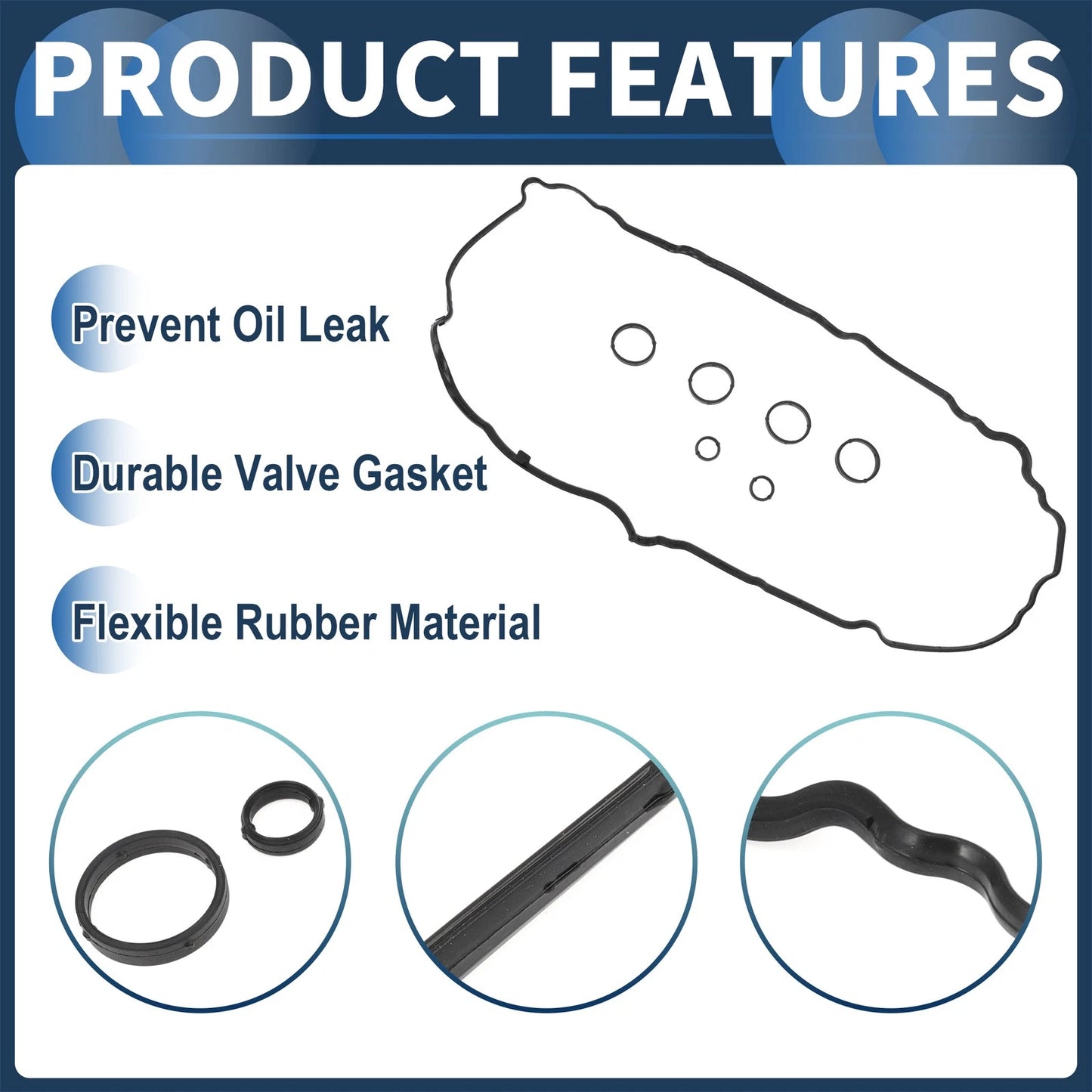 Valve Cover Gasket for Mini Cooper Base, S 1.6L (2007)