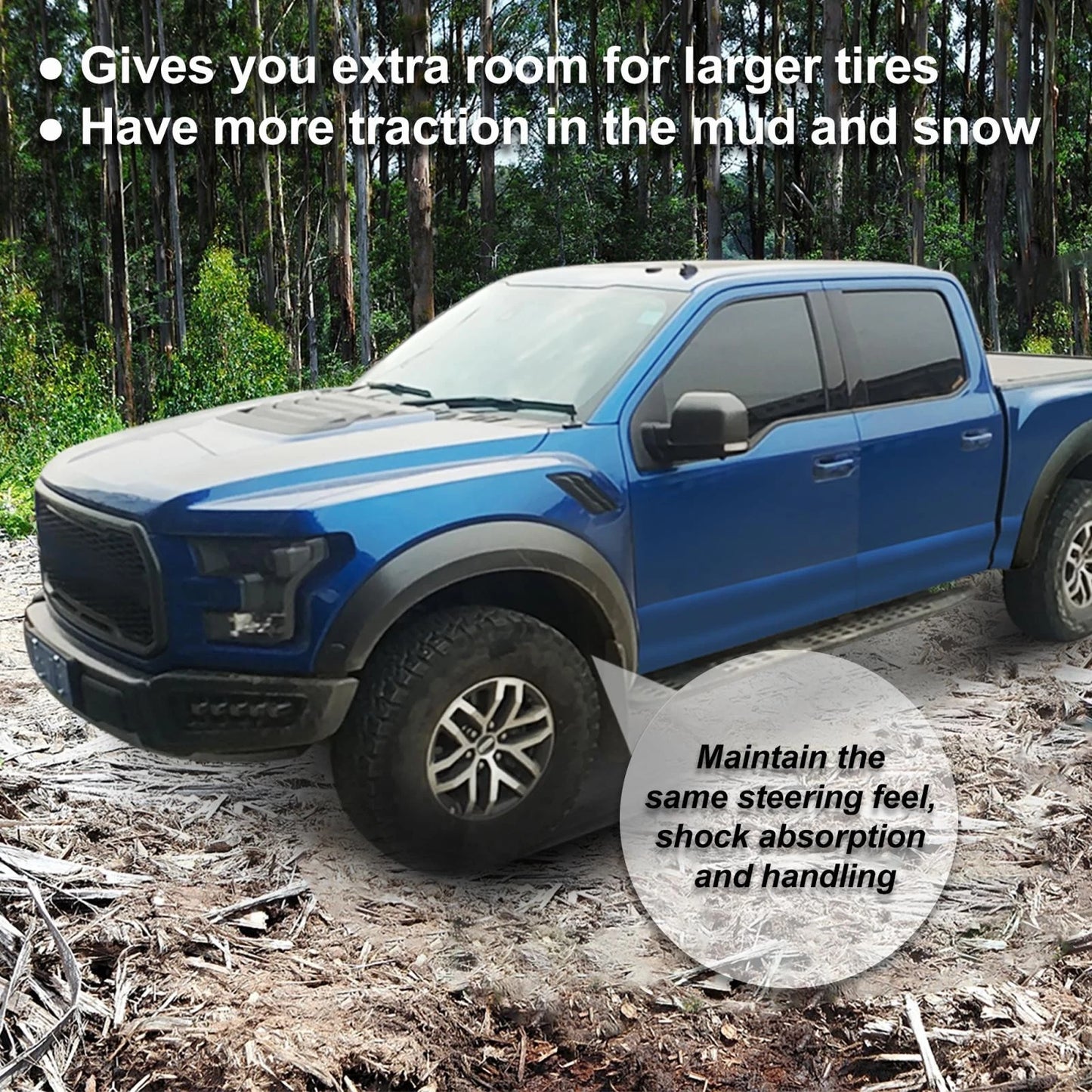 3��� Front Leveling Lift Kit for Dodge Ram 1500/2500/3500 2WD (1994 - 1998)