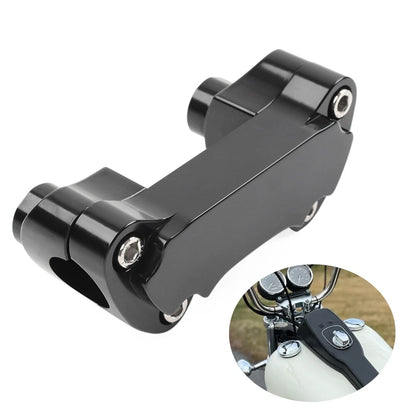 2" Handlebar Riser & Top Clamp for Harley Dyna Softail Sportster (2000-2023)