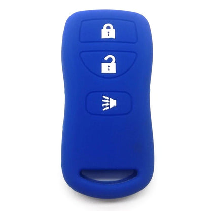 2 x 3 Button Key Cover Case for Nissan Xterra Pathfinder Versa Sentra (2000-2023)