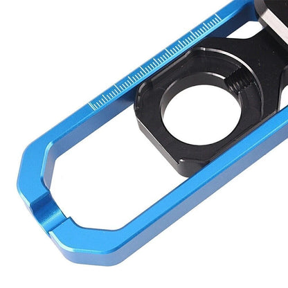 2 x Chain Adjuster Tensioners for Kawasaki Ninja ZX10R (2011-2015) Blue