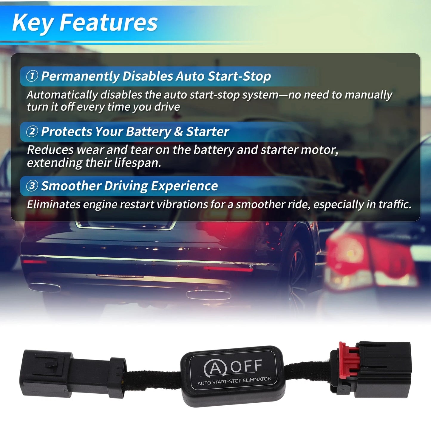 Auto Start Stop Eliminator for Ford Edge 2021-2024